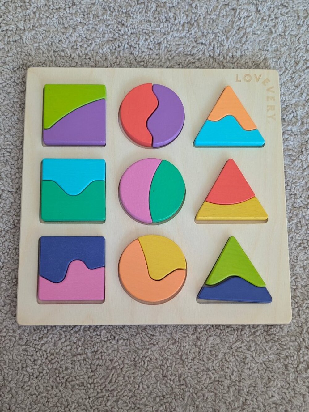 Lovevery Land and Sky Two Part Puzzle